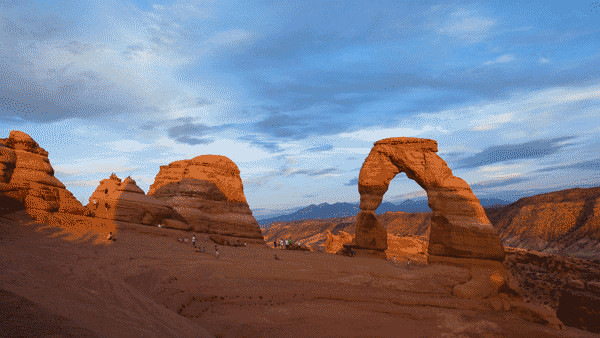 Delicate Arch timelapse